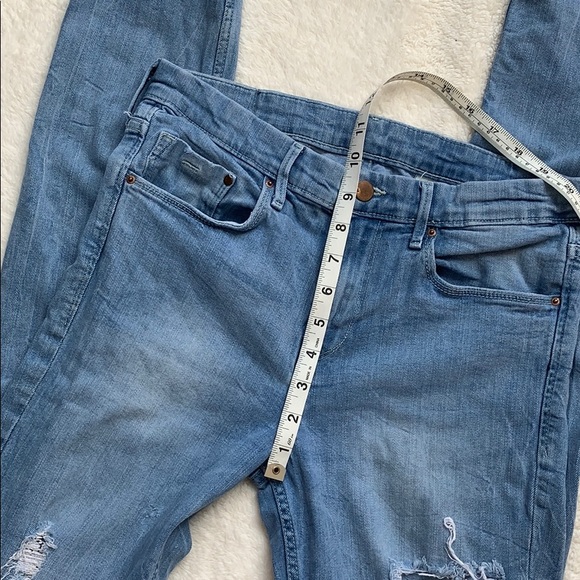 H&M Distressed Regular Waist Slim Jeans 29 - Picture 9 of 11